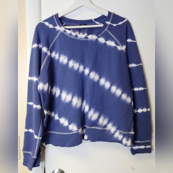 Rails Theo Sweatshirt in Sapphire Tie Dye Size M - Picture 3 of 14